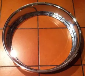 2250-orc Usa 1 Pc 22 Inch X 5 /1 X3.5 Outer Chrome Reverse With Front Asanti Socket