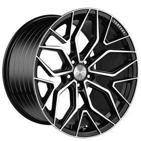 Vertini Rfs2.6 20x10 Inch Wheels Machined Black Flow Formed Rims