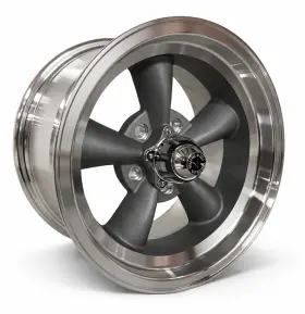 345-7861 Vintage Wheel Works V45 Series 17x8 5x120.65 Et6 Gray With Machined Lip Qty Of 1