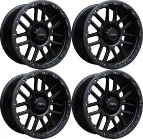 111-2983mb10 Vision Set 4 20 Inch Off-road 111 Nemesis Matte Black Wheels 20x9 6x5.5 10mm Rims