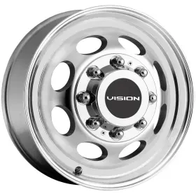 181z9681mf124nr Vision 181 Hauler Dually Front 19.5x6.75 8x6.5 Inch Machined Wheel Rim 19