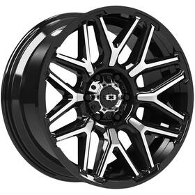 Vision 305-22036gbmf-19 305 Rekluse 22x10 6x135 -19mm Black/machined Wheel Rim 22 Inch