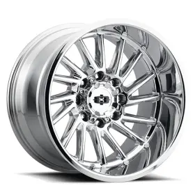 306-2981c12 Vision 20x9 306 Rapier Chrome Wheels 8x6.5 12mm Set Of 4