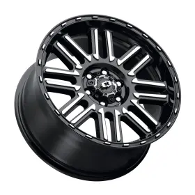 348-5783gbmf-12 Vision 4 New 15x7.5 348 Nexus Black Machined 6x139.7 6x5.5 Et-12 Wheels Rims