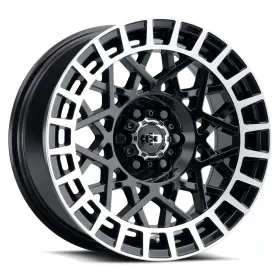 349-5765gbml15 Vision 15x7 349 Savage Gloss Black Machined Lip Wheel 5x4.5 15mm