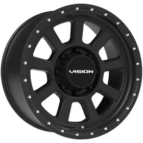 350-7970sb-12 Vision 350 Ojos 17x9 8x170 -12mm Satin Black Wheel Rim 17 Inch