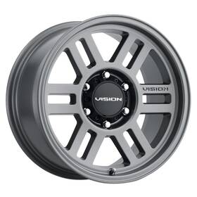 Vision 355-6865sg0 355 Overland Rim 16x8 5x114.3 Offset Grey Quantity Of 4