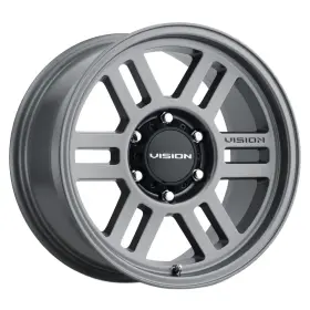 355-6865sg0 Vision 355 Overland Rim 16x8 5x114.3 Offset Grey Quantity Of 4