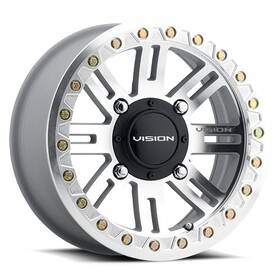 Vision 356bl147136acmfmr44 4 New 14x7 356 Manx 2 Beadlock Machined 4x136 Et13 Wheels Rims