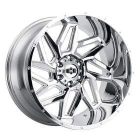 Vision 361-20283c-57-blem Mounted Wheel - 361 Spyder Rim 20x12 6x139.7 Offset -57 Chrome