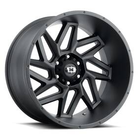 Vision 361-22470sb-76 22x14 361 Spyder Satin Black Wheels 8x170 -76mm Set Of 4