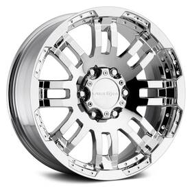 Vision 375-8881c18 375 Warrior Wheels 18x8.5 18 8x165.1 125.2 Chrome Rims Set Of 4