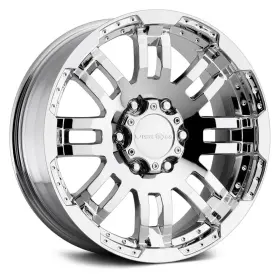 375-8881c18 Vision 375 Warrior Wheels 18x8.5 18 8x165.1 125.2 Chrome Rims Set Of 4