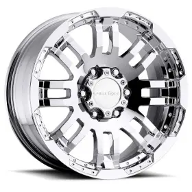 375h8836c25 Vision 18x8.5 Off-road 375 Warrior Chrome Wheels 6x135 25mm Set Of 4