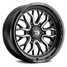 Vision 402-8981gbmf12 402 Riot Wheel 18x9 12 8x165.1 125.2 Black Single Rim