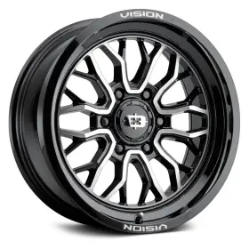 402-8981gbmf12 Vision 402 Riot Wheel 18x9 12 8x165.1 125.2 Black Single Rim