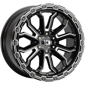 Vision 405-20036gbms-25 One 20x10 405 Korupt 6x135 -25 Black Milled Wheel Rim 87.1