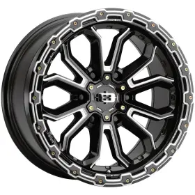 405-20036gbms-25 Vision One 20x10 405 Korupt 6x135 -25 Black Milled Wheel Rim 87.1