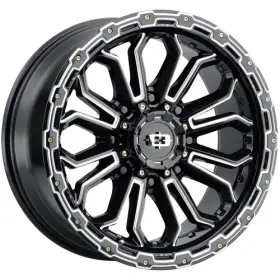 405-20070gbms-25 Vision 405 Korupt 20x10 8x170 -25mm Black/milled Wheel Rim 20 Inch
