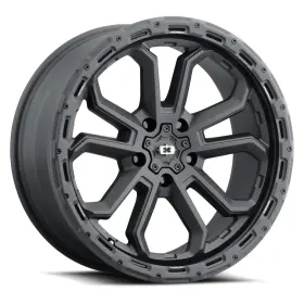 405-7812sb30 Vision One 17x8 405 Korupt 5x120 30 Satin Black Wheel Rim 76.1
