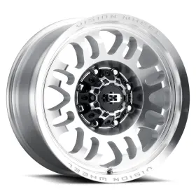 409-8883mmf0 Vision 18x8.5 409 Inferno Milled Machine Face Wheel 6x5.5 0mm
