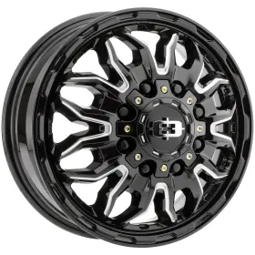 410-7679gbmsf Vision 410 Korupt Dually Front 17x6.5 8x210 Black/milled Wheel Rim 17 Inch