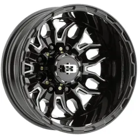 410-7681gbmsr Vision 410 Korupt Dually Rear 17x6.5 8x6.5 Inch Black/milled Wheel Rim 17