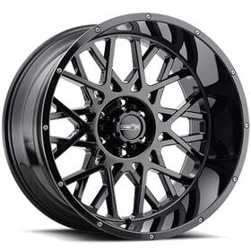 Vision 412-20083gb-25 20x10 Gloss Black Wheel Rocker 412 6x5.5 -25