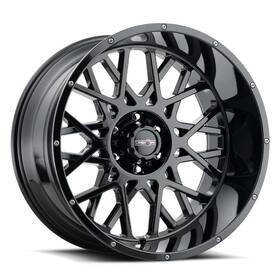 Vision 412-22070gb-19 One 22x10 412 Rocker 8x170 -19 Gloss Black Wheel Rim 125.2