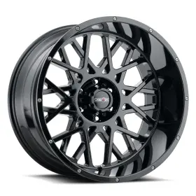 412-22070gb-19 Vision One 22x10 412 Rocker 8x170 -19 Gloss Black Wheel Rim 125.2