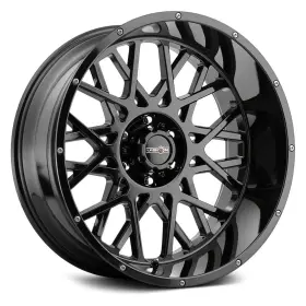 412-2970gb12 Vision 412 Rocker Wheel 20x9 12 8x170 125.2 Black Single Rim