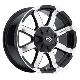 413-6632gbmf45 Vision 413 Valor 16x6.5 5x130 Offset 45 Gloss Black Machined Face Qty Of 4