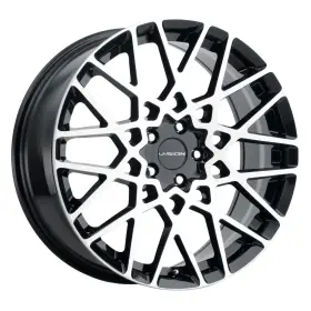 474-8812gbmf38 Vision 474 Recoil 18x8 5x120 Offset 38 Gloss Black Machined Face Quantity Of 1