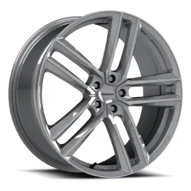 475v8890hs32 Vision 18x8.5 475 Clutch Hyper Silver Wheels 5x115 32mm Set Of 4