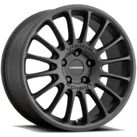 477-7890sb38 Vision 477 Monaco 17x8 5x115 38mm Satin Black Wheel Rim 17 Inch