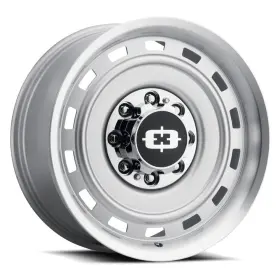 54-8983sml0 Vision 18x9 54 Cheyenne 6x5.5 Silver Machined Lip Wheels Set Of 4