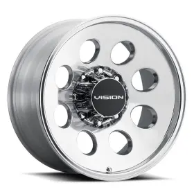 56-20081p-25 Vision 20x10 56 Midway Polished Wheels 8x6.5 -25mm Set Of 4