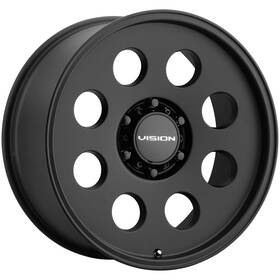 Vision 56-8936sb12 56 Midway 18x9 6x135 12mm Satin Black Wheel Rim 18 Inch