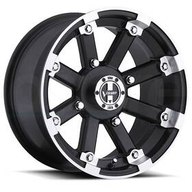 Vision Atv 393-148156mbml4 One 14x8 393 Lockout 4x156 -10.2 Black Machined Wheel Rim 131.1