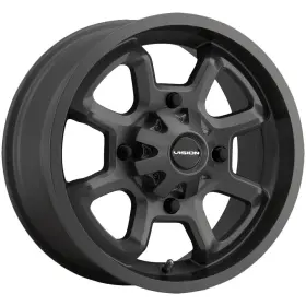 415-127136mb4 Vision Atv One 12x7 415 Bomb 4x136 2.5 Matte Black Wheel Rim 110.5