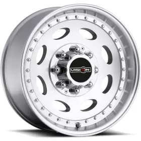 81a-6681m0 Vision Hd Truck-trailer 4 Wheels 16 Inch 81a Heavy Hauler 16x6 8x165.1 Silver 0et 125.2cb