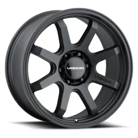 351-7836sb10-4n Vision Off-road Wheels 351 17x8.5 10 Satin Black 6x135 Qty 4 351-7836sb10