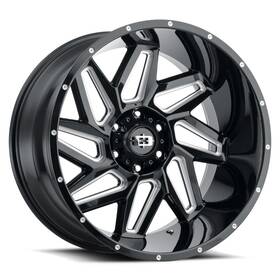 Vision Off-road 361-8970gbms12-1n Off-road Wheels 361 18x9 12 Gloss Black Milled Spoke 8x170 Qty 1