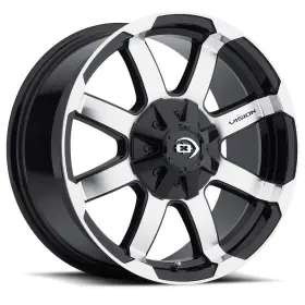 413-7883gbmf18-4n Vision Off-road Wheels 413 17x8.5 18 Gloss Black Machined 6x139.7 6x5.5 Qty 4