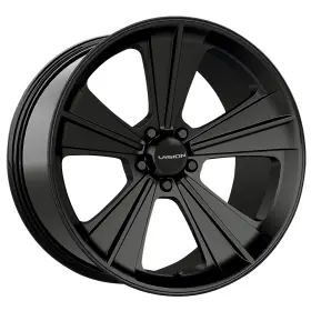 V327-20165sb50 Vision V327 Missile 20x11 5x4.5 Inch 50mm Satin Black Wheel Rim 20