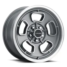 148-7885sgmf0 Vision Wheel Wheels 148 Shift 17x8 5x5.5 0mm Gray Matte With Machined Lip 148-7885sgmf0 Vision Wheel Wheels 148 Shift 17x8 5x5.5 0mm Gray Matte With Machined Lip