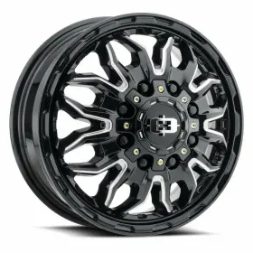 410-7680gbmsf Vision Wheel 410 Korupt 17x6.5 8x200 121.35mm Gloss Black/milled