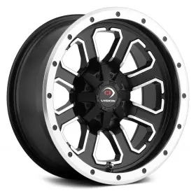 548-128110mbmf4 Vision Wheel - 548 Commander Atv/utv Matte Black With Machined Face