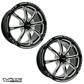 Vms Racing Vwjh002 2 Drag Street Jayhawk 15x7 4x100 4x108 Wheels Track Et 35 5.40 Bs