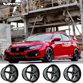 Vwst044 Vms Racing 4 5x120 V Star Wheels Rims For Honda Civic Type R Fk8 18x9.5 40 Et